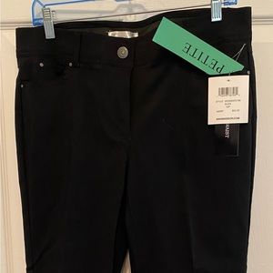 89th and Madison Black Pants. 12 Petite NEW